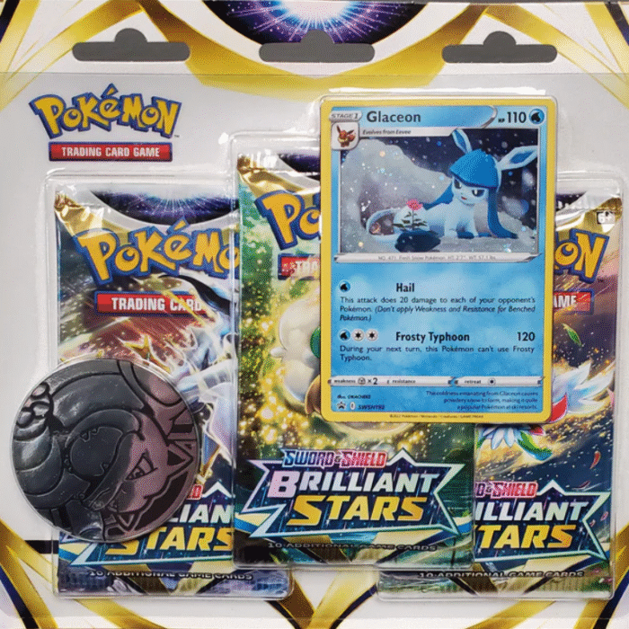 Brilliant Stars Glaceon 3-Pack Blister