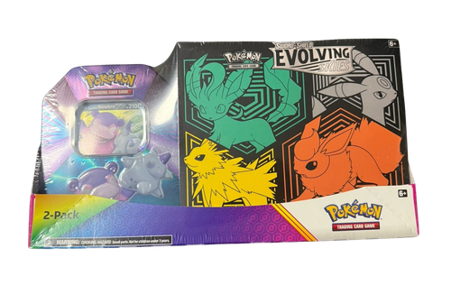 Evolving Skies ETB + Slowbro Tin Bundle Sealed