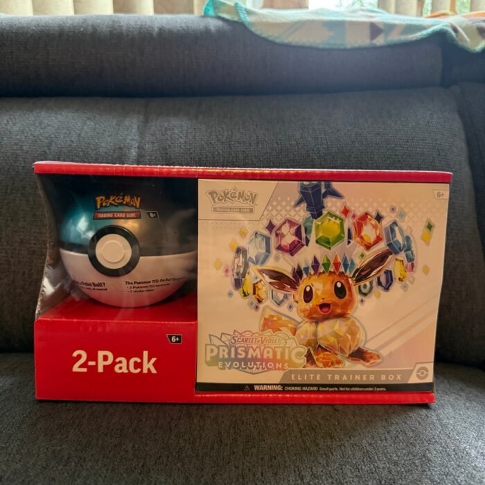 Sams Club Pokémon Scarlet & Violet Prismatic Evolutions ETB + POKEBALL BUNDLE