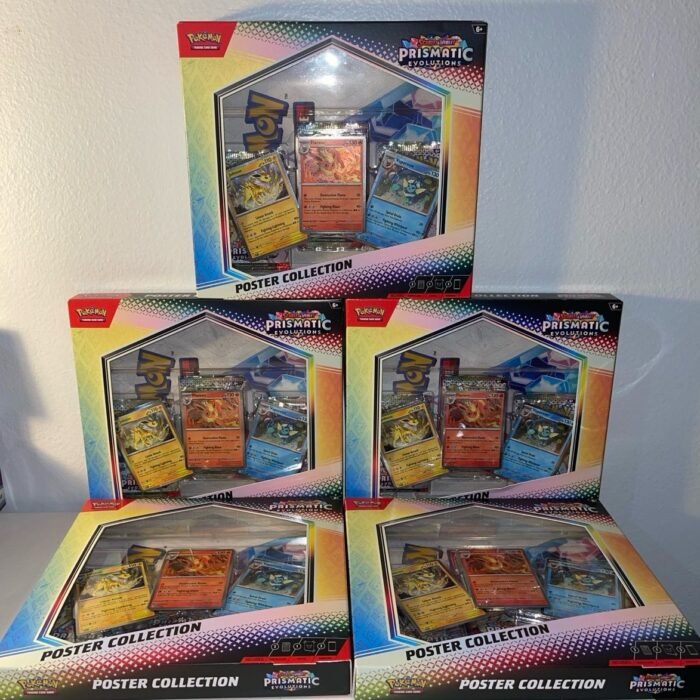 Pokemon TCG Prismatic Evolutions Poster Collections (5)