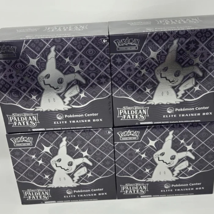Pokemon Paldean Fates Pokemon Center (PC) ETB Unsealed Case (4x PC ETB)