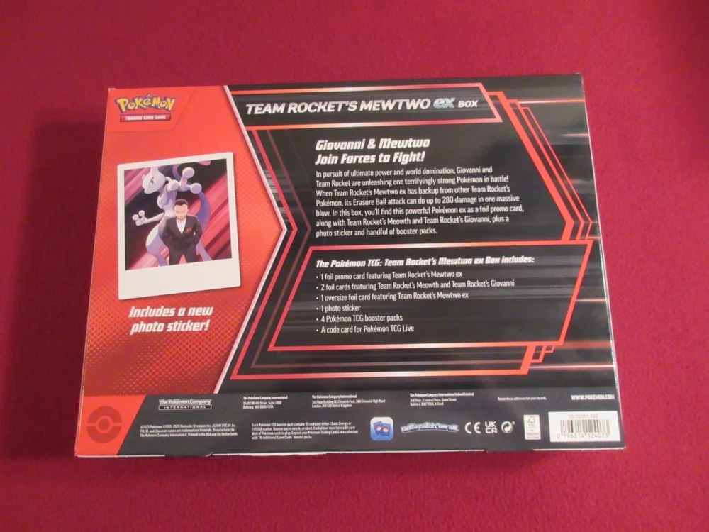 Pokemon TCG Team Rocket’s Mewtwo EX Box – Destined Rivals – NEW ...