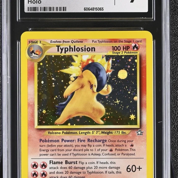 CGC9 MINT Typhlosion 2000 Neo Genesis 17/111 Holo Pokemon Card