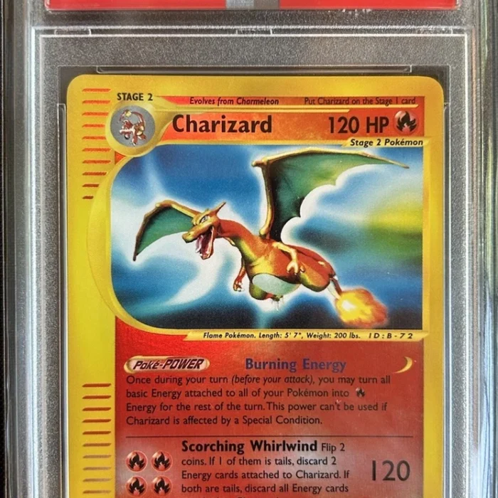 2002 Pokemon Expedition Charizard Reverse Foil #6 - PSA 10