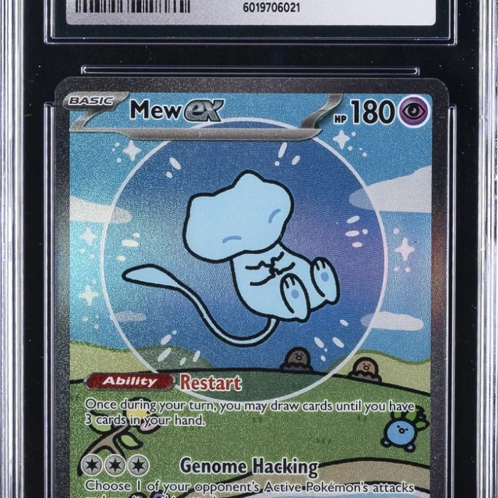 2024 POKEMON PALDEAN FATES MEW EX CGC 10