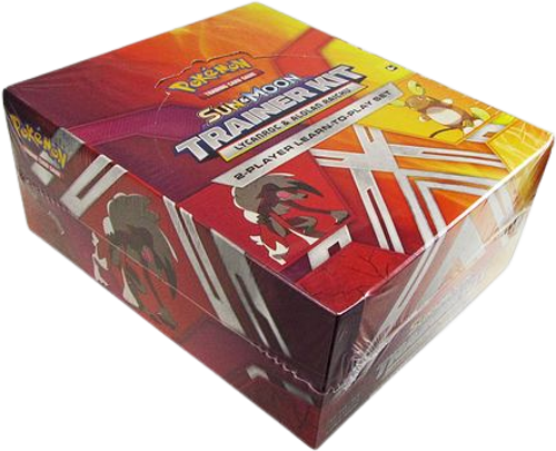 Sun & Moon Trainer Kit: Lycanroc & Alolan Raichu Box of 8 Starter Sets