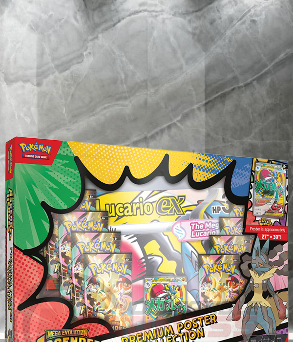 Pokemon - TCG - Ascended Heroes Premium Poster Collection—Mega Lucario ex