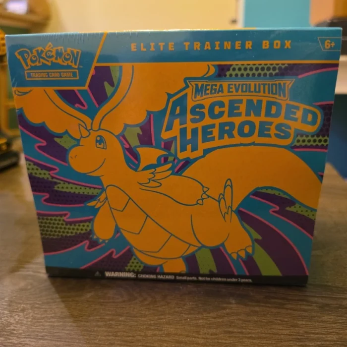 The Pokémon TCG Ascended Heroes Elite Trainer Box (ETB)