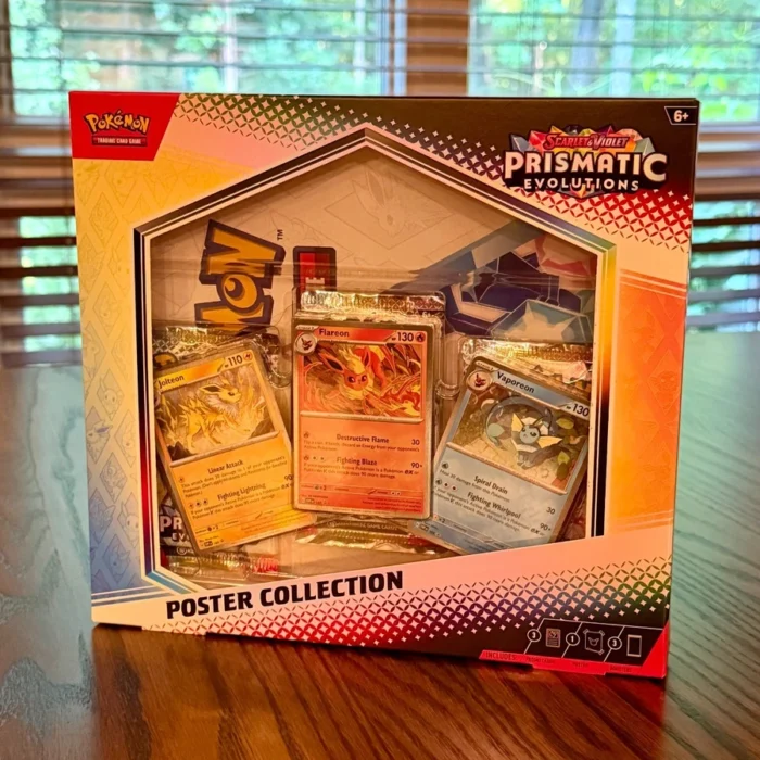 BRAND NEW | Pokémon TCG Prismatic Evolutions Poster Collection | FACTORY SEALED