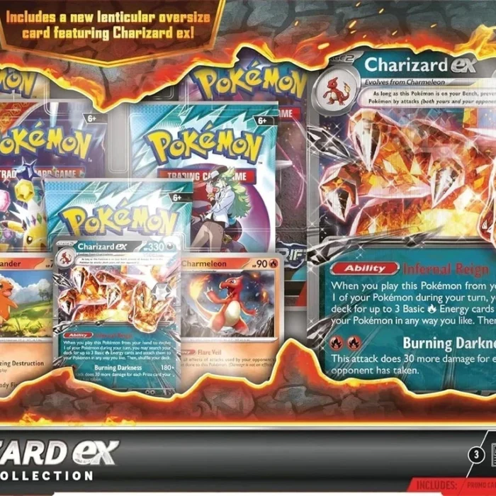 Pokemon TCG Charizard ex Special Collection Box Factory Sealed 5 Packs New