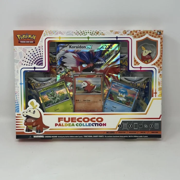 Pokemon TCG Scarlet & Violet Fuecoco Paldea Collection Box SEALED