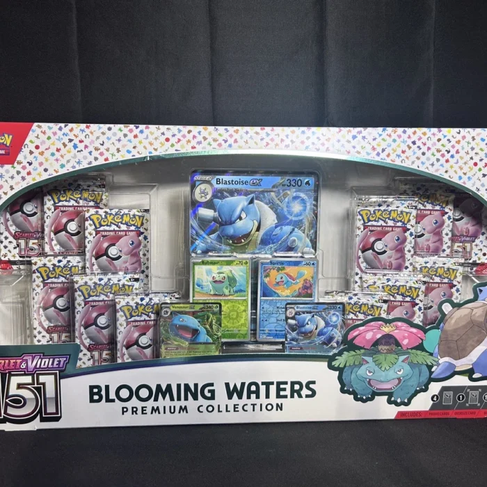 Pokemon TCG Scarlet & Violet 151 Blooming Waters Premium Collection Box Sealed