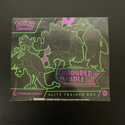 Shrouded Fable Pokemon Center ETB Elite Trainer Box New Factory Sealed Mint Box